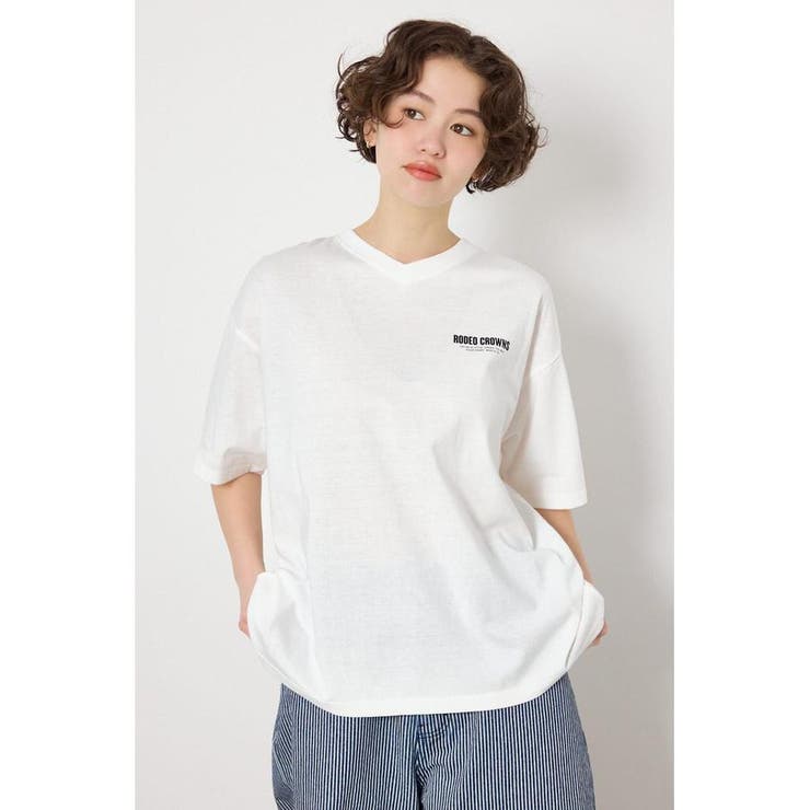 エンボスロゴVネックTシャツ | RODEO CROWNS WIDE BOWL | 詳細画像5 