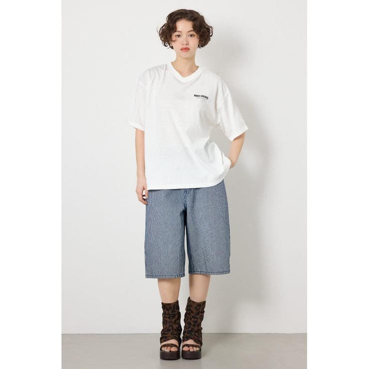 エンボスロゴVネックTシャツ | RODEO CROWNS WIDE BOWL | 詳細画像6 