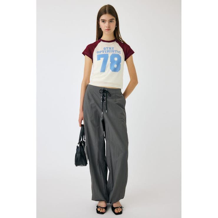 SHEER PANEL LACE UP パンツ | MOUSSY OUTLET | 詳細画像10 