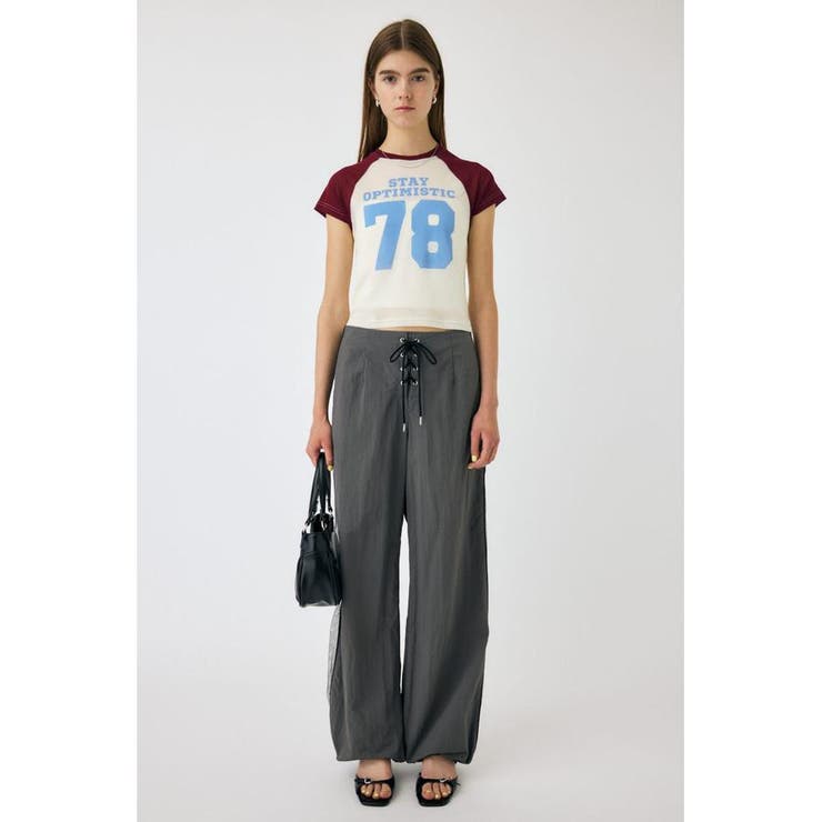 SHEER PANEL LACE UP パンツ | MOUSSY OUTLET | 詳細画像11 