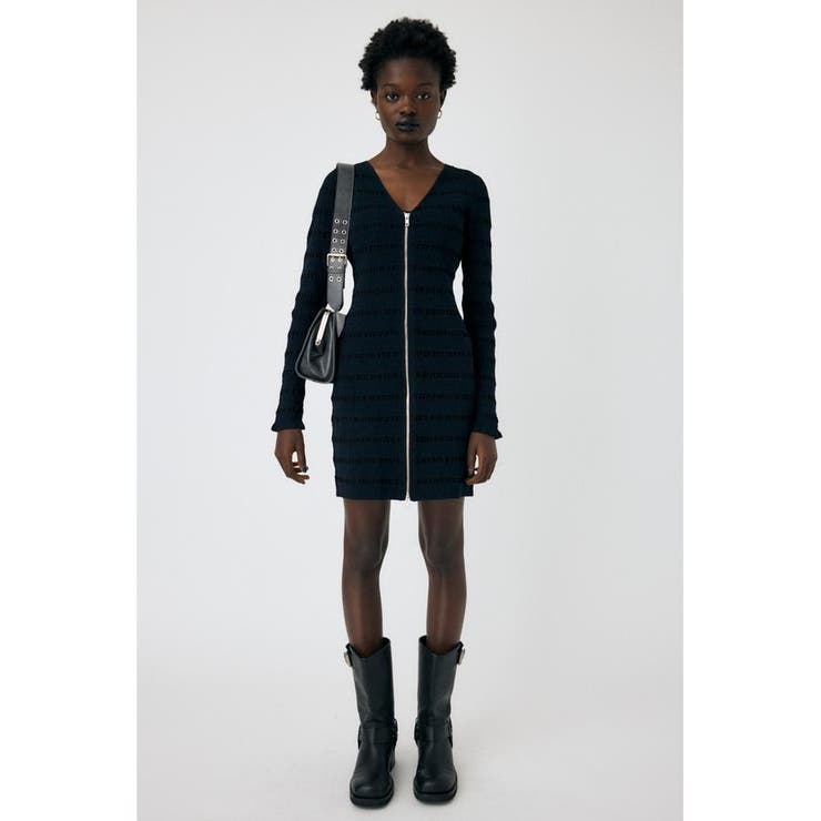 OPEN STITCH KNIT MINI ドレス | MOUSSY OUTLET | 詳細画像15 