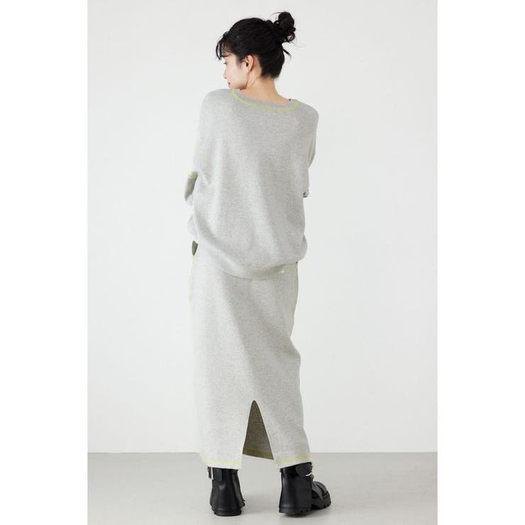 スウェットライクサイドステッチニットスカート | RODEO CROWNS WIDE BOWL | 詳細画像21 