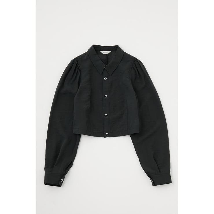 BLK | SHEER CROPPED シャツ | MOUSSY OUTLET