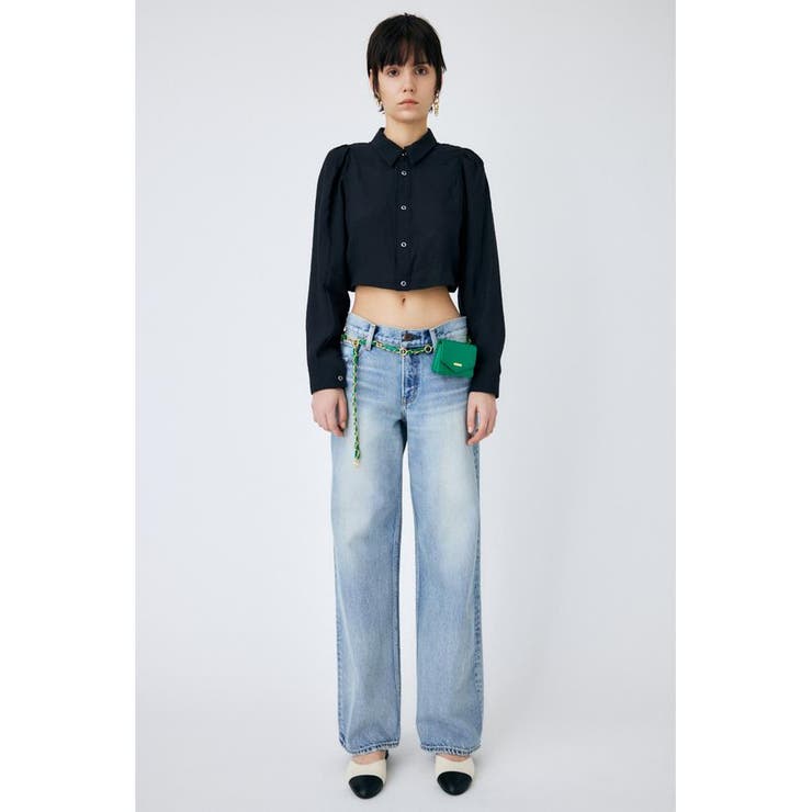 SHEER CROPPED シャツ | MOUSSY OUTLET | 詳細画像18