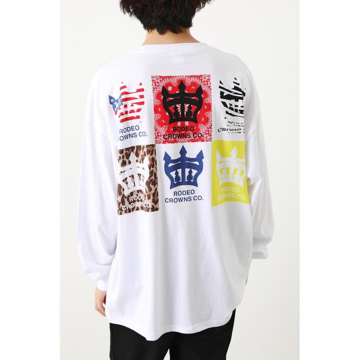 メンズCROWN BOXロングTシャツ[品番：BJLW0025103]｜RODEO CROWNS WIDE