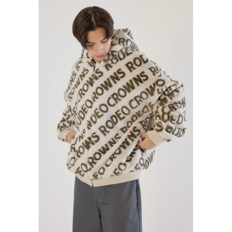 O/WHT1 | オールオーバーロゴファーブルゾン | RODEO CROWNS WIDE BOWL