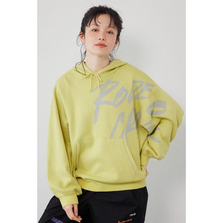 スウェットライクフロントロゴニットフーディー | RODEO CROWNS WIDE BOWL | 詳細画像6 