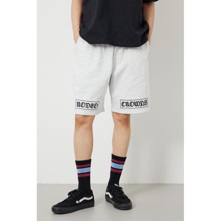 L/T.GRY1 | Blackletter ショートパンツ | RODEO CROWNS WIDE BOWL