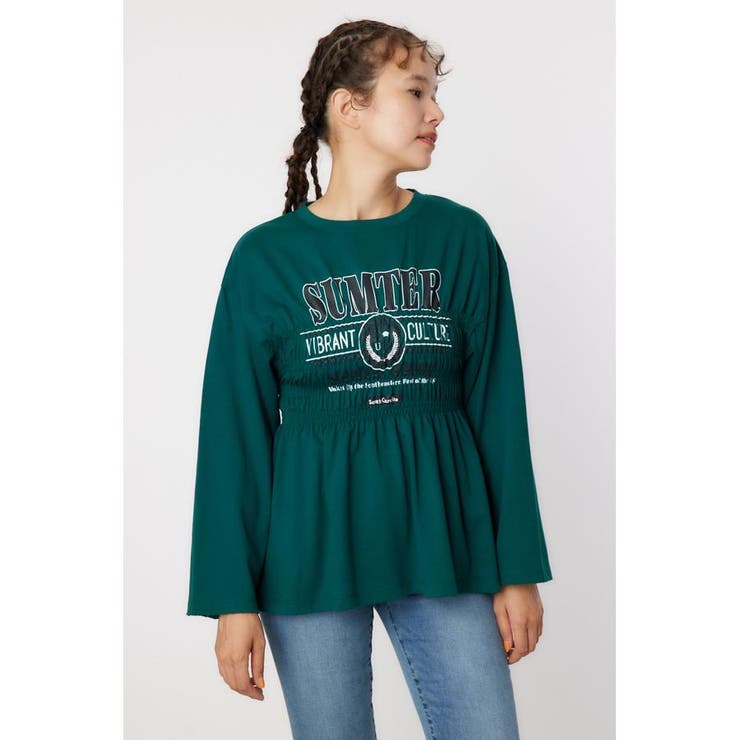 シャーリングプリントロングTシャツ | RODEO CROWNS WIDE BOWL | 詳細画像14 