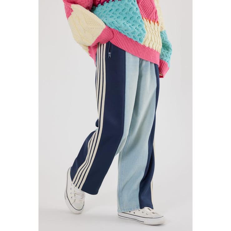 柄NVY5 | カスタムトラック デニムパンツ | RODEO CROWNS WIDE BOWL