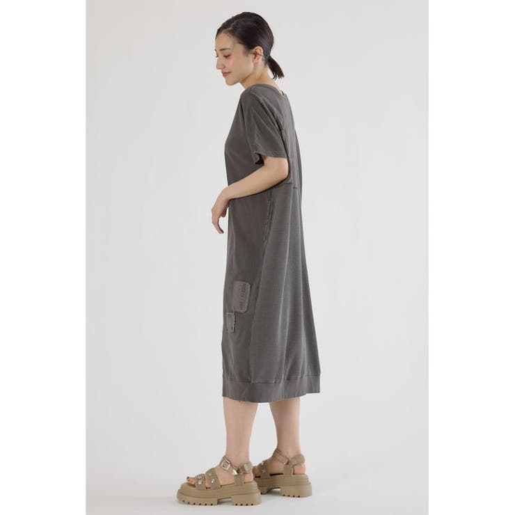 2way ワッフルコンビカットロングワンピース | RODEO CROWNS WIDE BOWL | 詳細画像4 