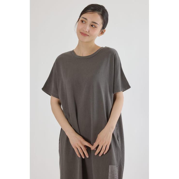 2way ワッフルコンビカットロングワンピース | RODEO CROWNS WIDE BOWL | 詳細画像7 