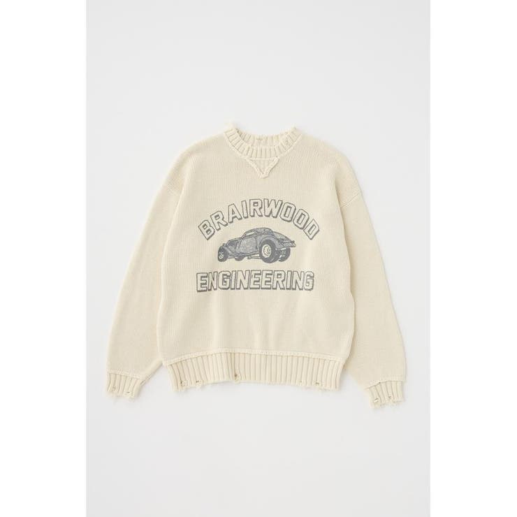 IVOY3 | VINTAGE LIKE PRINTED セーター | MOUSSY OUTLET