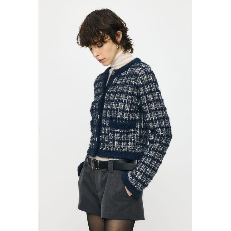 COMPACT KNIT TWEED ジャケット | MOUSSY OUTLET | 詳細画像23 