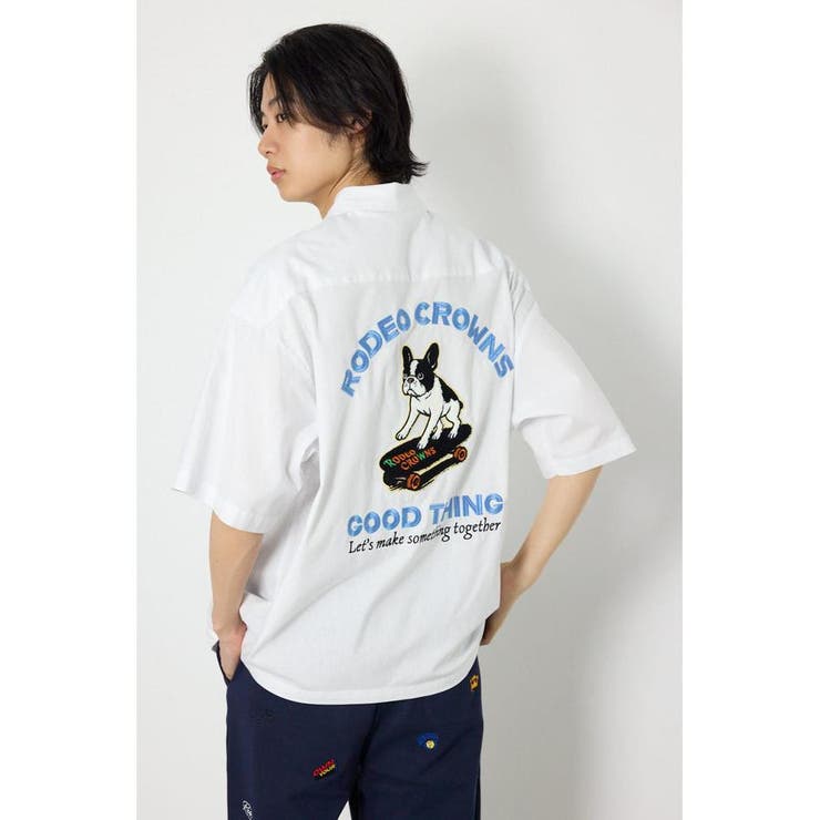 COOLMAX（R）ファブリック製・Frenchieシャツ | RODEO CROWNS WIDE BOWL | 詳細画像4 