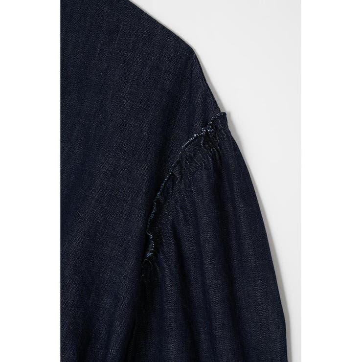 DENIM FRILLED ブラウス[品番：BJLW0022270]｜MOUSSY  OUTLET（マウジーアウトレット）のレディースファッション通販｜SHOPLIST（ショップリスト）