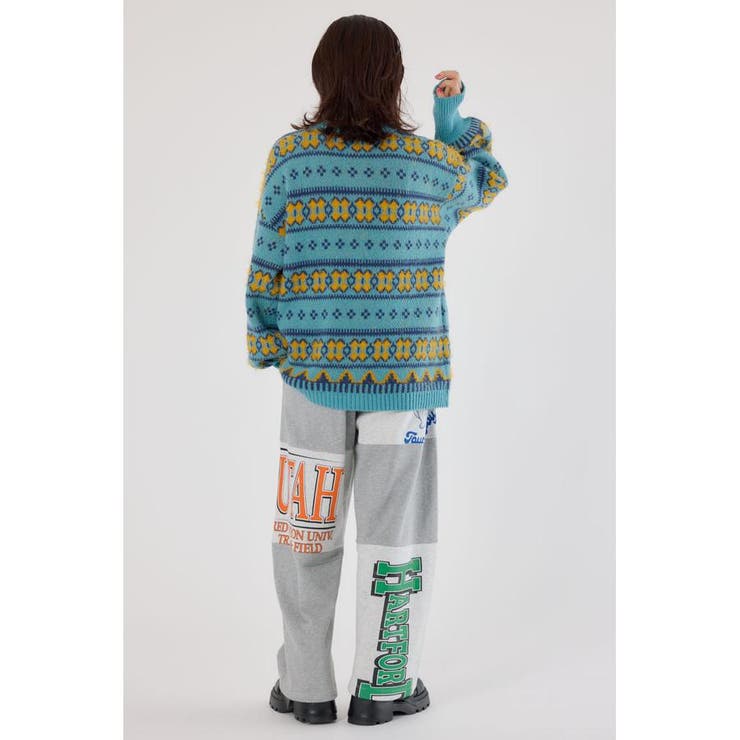 NEON NORDICニットカーディガン | RODEO CROWNS WIDE BOWL | 詳細画像12 