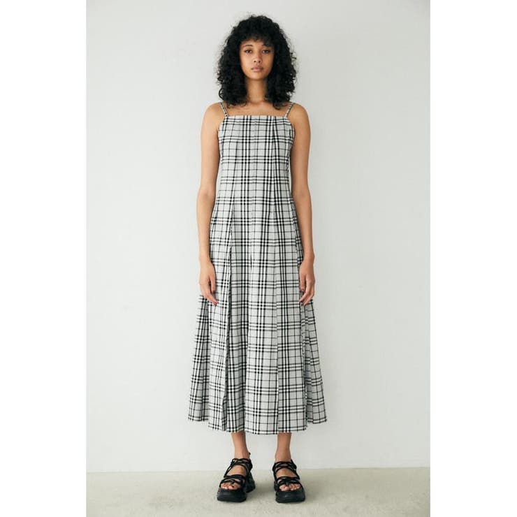 PLEATS CAMI LONG ドレス[品番：BJLW0019831]｜MOUSSY OUTLET 