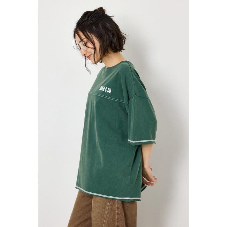 ヴィンテージライクステッチ5分袖Tシャツ | RODEO CROWNS WIDE BOWL | 詳細画像12 