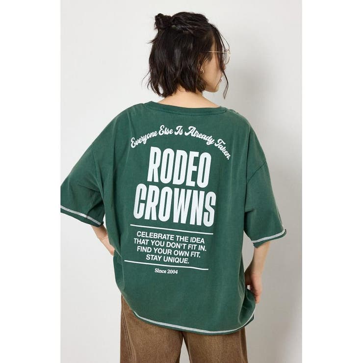 ヴィンテージライクステッチ5分袖Tシャツ | RODEO CROWNS WIDE BOWL | 詳細画像13 