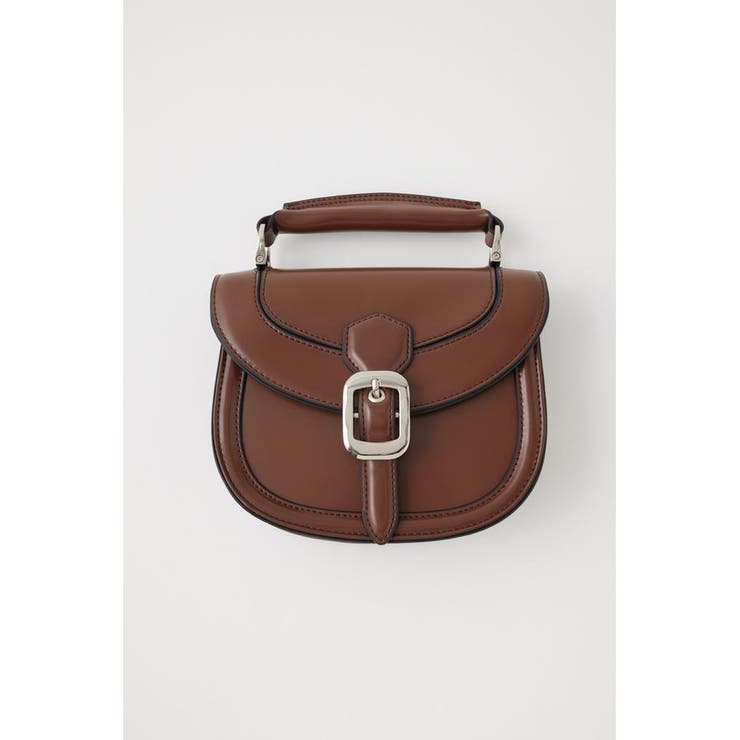 BRN | STITCH SADDLE バッグ | MOUSSY OUTLET