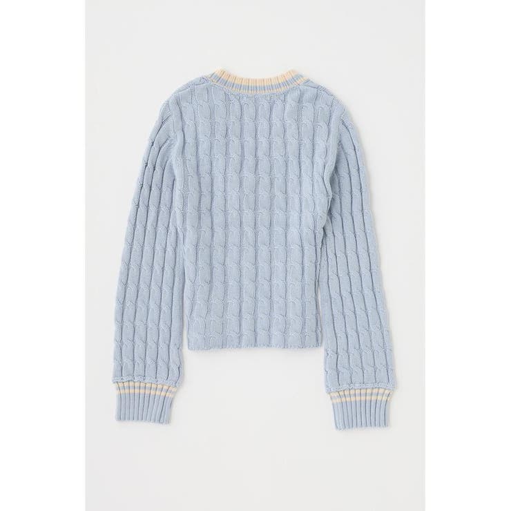 CABLE LINE ニット | MOUSSY OUTLET | 詳細画像7 