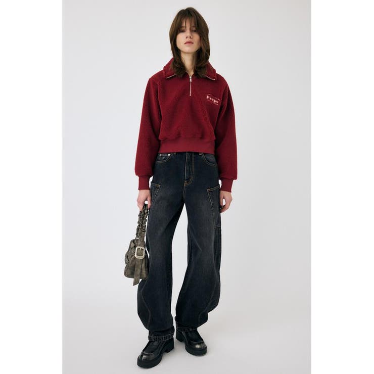 HALF ZIP BOA プルオーバー | MOUSSY OUTLET | 詳細画像1 