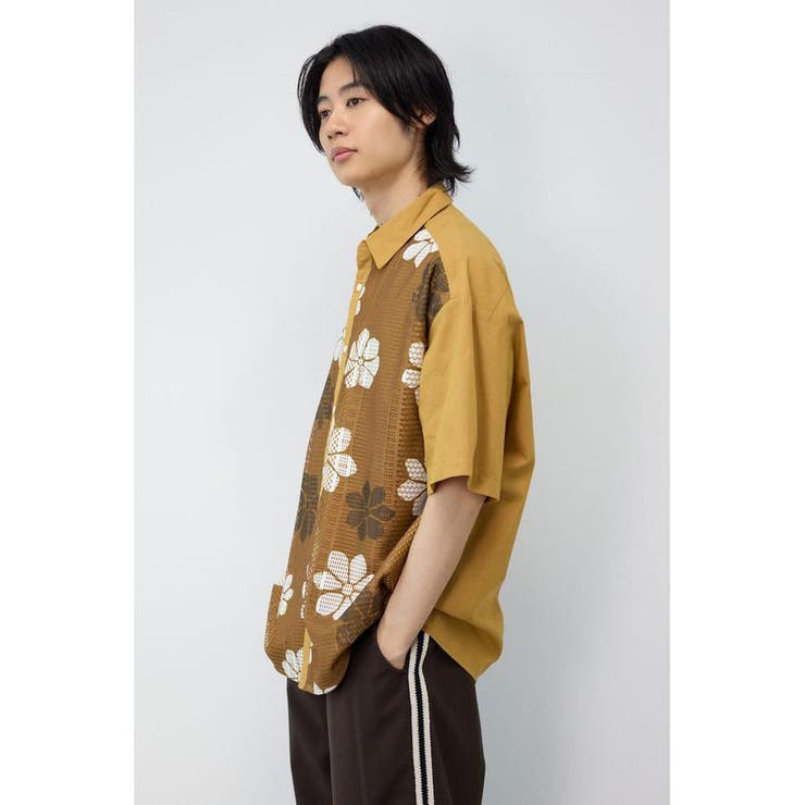 COOLMAX(R)ファブリック製・フラワーレースシャツ | RODEO CROWNS WIDE BOWL | 詳細画像21 