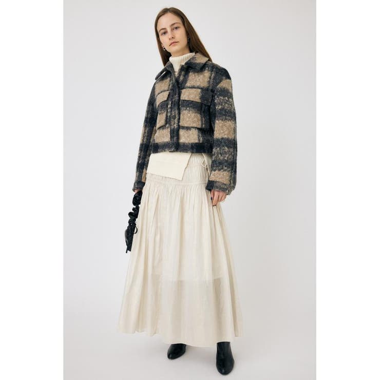 SHIRRING ロングスカート | MOUSSY OUTLET | 詳細画像1 