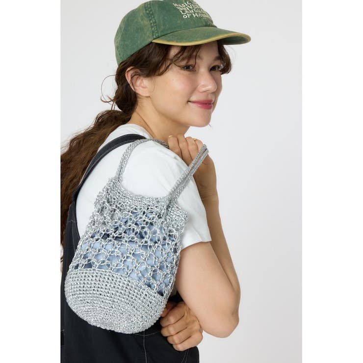 メタリック編み込みバッグ | RODEO CROWNS WIDE BOWL | 詳細画像15 
