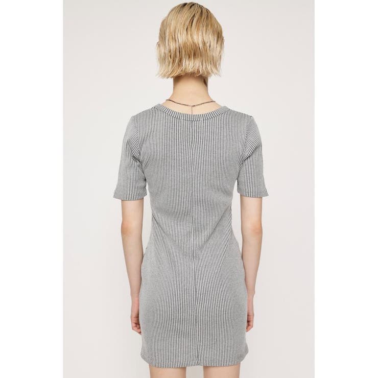 BI COLOR RIB CUT ショートワンピース | SLY OUTLET | 詳細画像5