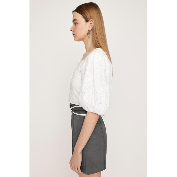 FRONT BUTTON LACE PUFF トップス | SLY OUTLET | 詳細画像5 