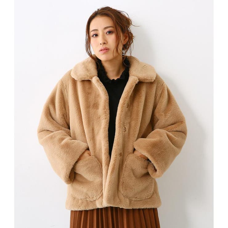 Bigカラー FAUX FUR コート[品番：BJLW0000104]｜RODEO CROWNS WIDE ...