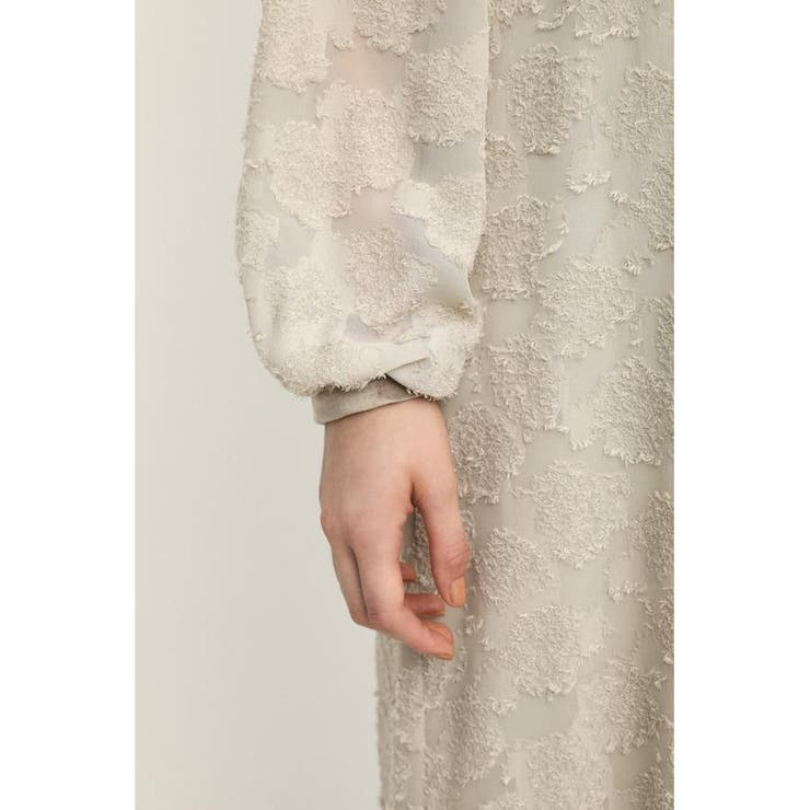 JACQUARD MOTTED GATHER ワンピース | SLY OUTLET | 詳細画像20