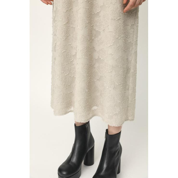 JACQUARD MOTTED GATHER ワンピース | SLY OUTLET | 詳細画像21