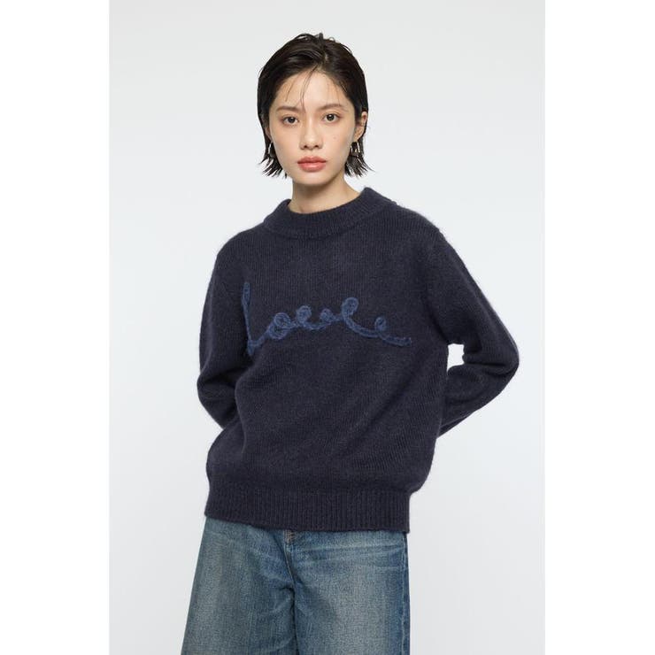 NVY | BACK RIBBON セーター | MOUSSY OUTLET
