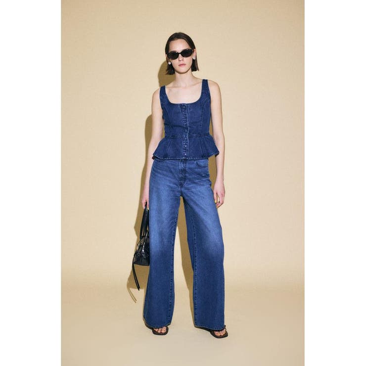 SQUARE NECK デニム ビスチェ | MOUSSY OUTLET | 詳細画像9 