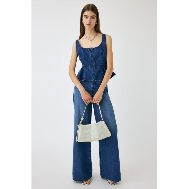 SQUARE NECK デニム ビスチェ | MOUSSY OUTLET | 詳細画像2 