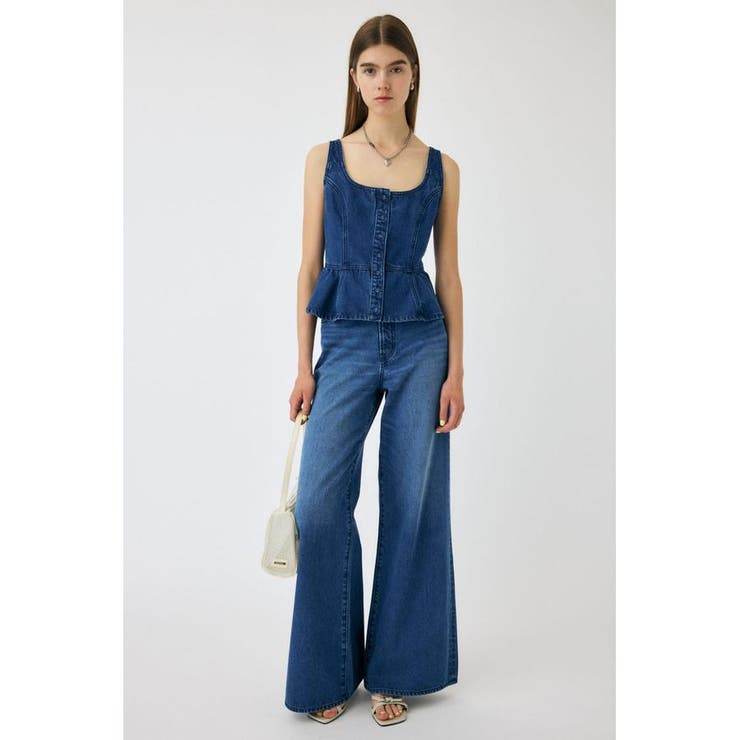 SQUARE NECK デニム ビスチェ | MOUSSY OUTLET | 詳細画像3 