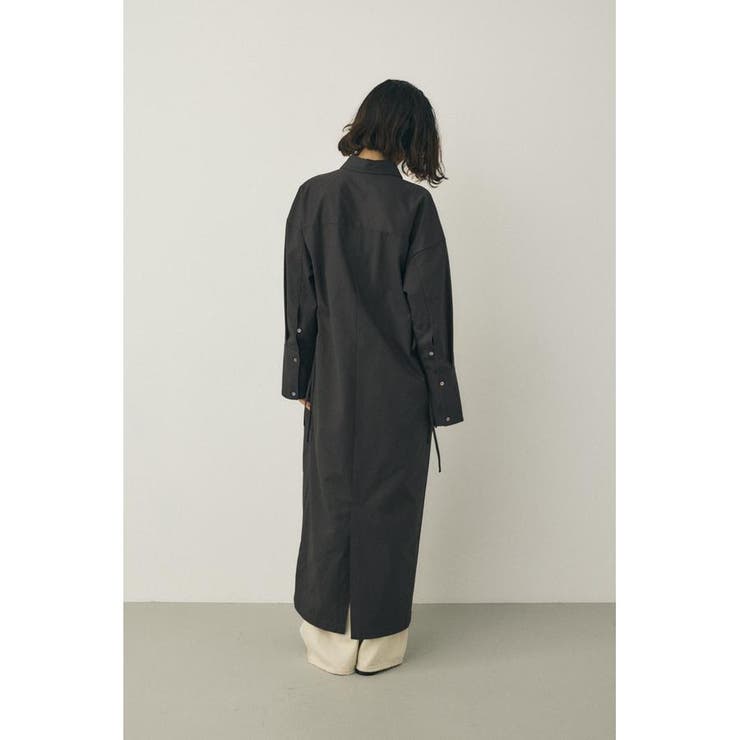シャツワンピース オーガニックコットン×リサイクルポリエステル混 | MOUSSY OUTLET | 詳細画像6 