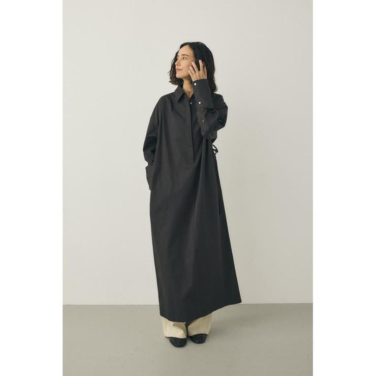 シャツワンピース オーガニックコットン×リサイクルポリエステル混 | MOUSSY OUTLET | 詳細画像4 