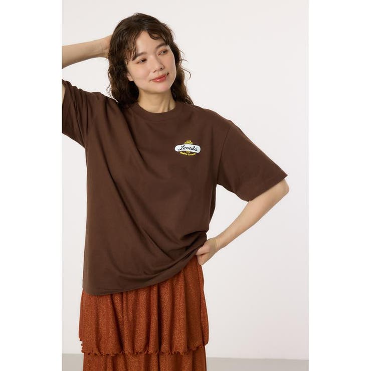 [CAVISH x LELBO BROWN] U.K TOUR SS TEE ★大人気★ LOCALS x RCS Tシャツ[品番：BJLW0028205]｜RODEO CROWNS WIDE