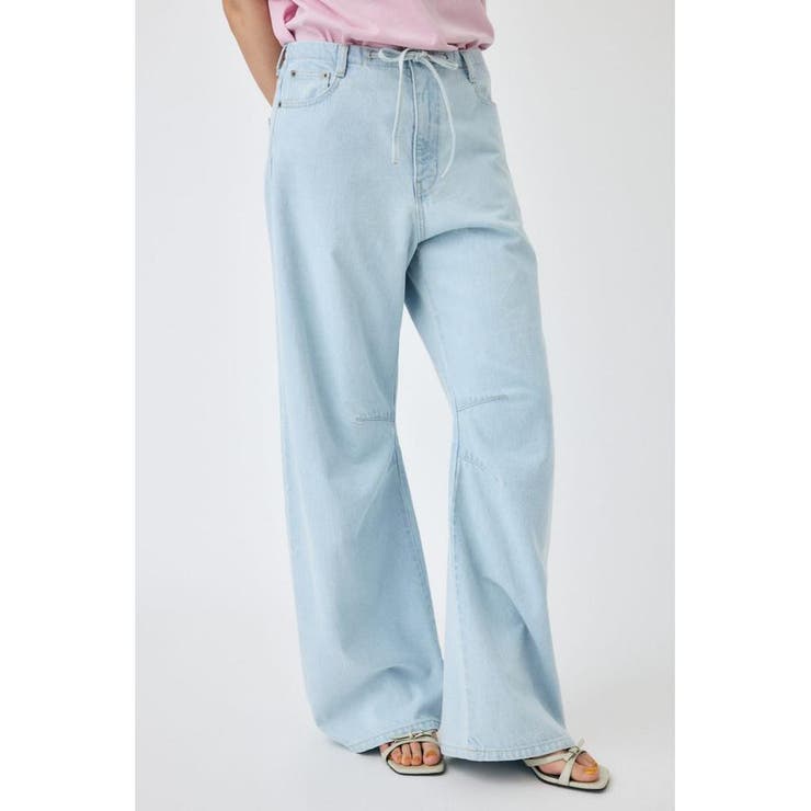 EASY WAIST LIGHT ストレートデニム | MOUSSY OUTLET | 詳細画像6 