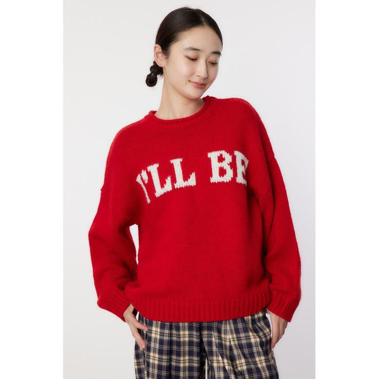 ニット セーター Roughly knit トップス レディース RODEO CROWNS WIDE BOWL（ロデオクラウンズワイドボウル）の