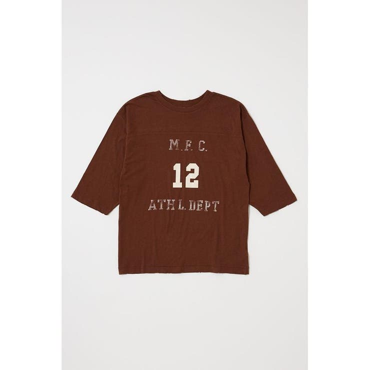 BRN | BROKEN フットボール TEE | MOUSSY OUTLET