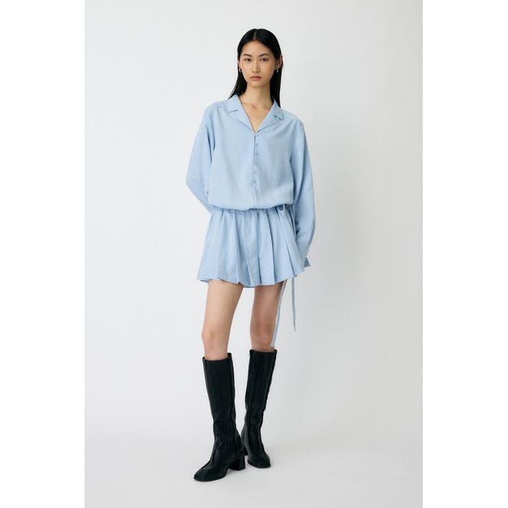 PLEATED SHIRT MINI ドレス | MOUSSY OUTLET | 詳細画像8 
