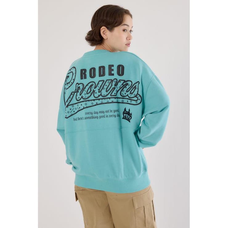 BLU | モノグラムロゴスウェット | RODEO CROWNS WIDE BOWL