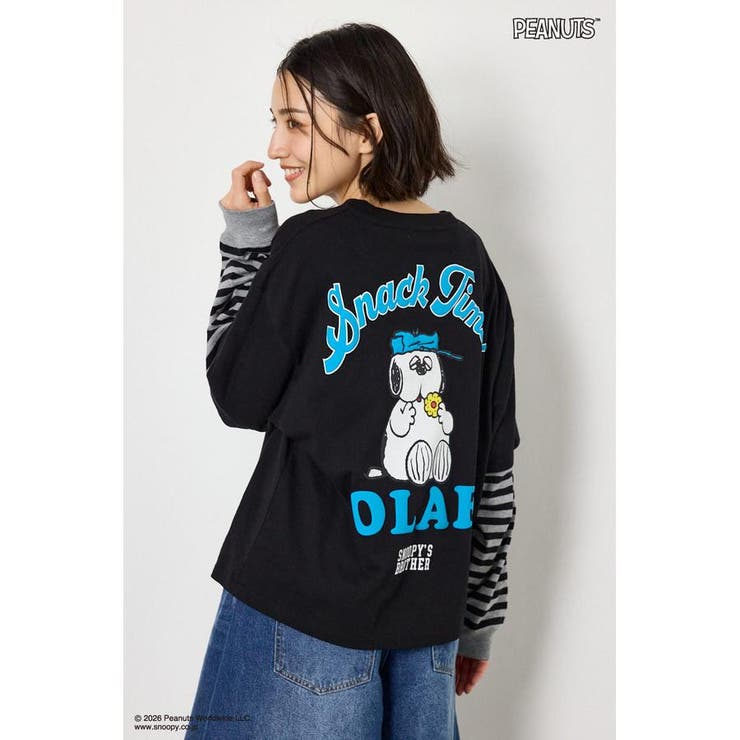(PEANUTS)フェイクレイヤードロングTシャツ | RODEO CROWNS WIDE BOWL | 詳細画像21 
