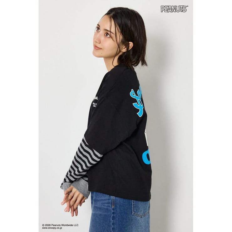 (PEANUTS)フェイクレイヤードロングTシャツ | RODEO CROWNS WIDE BOWL | 詳細画像22 