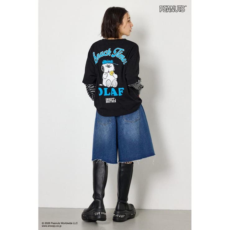 (PEANUTS)フェイクレイヤードロングTシャツ | RODEO CROWNS WIDE BOWL | 詳細画像25 
